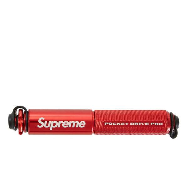 SUPREME LEZYNE POCKET DRIVE PRO BIKE PUMP RED SS21