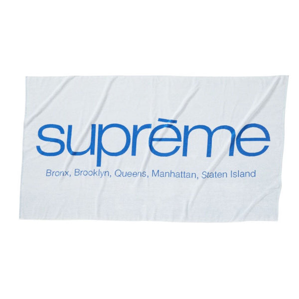 SUPREME FIVE BOROUGHS TOWEL WHITE SS21