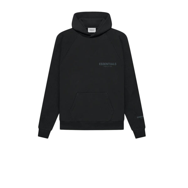 FEAR OF GOD ESSENTIALS PULLOVER HOODIE BLACK FW21