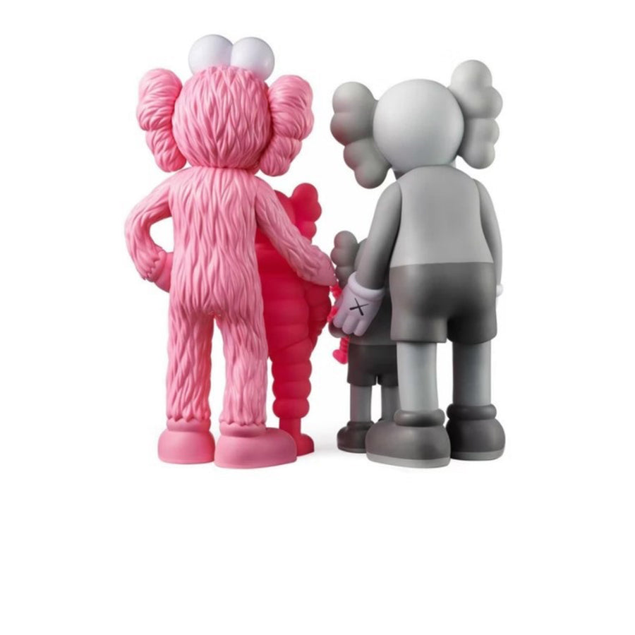 KAWS FAMILY VINYL FIGURES GREY PINK 2022