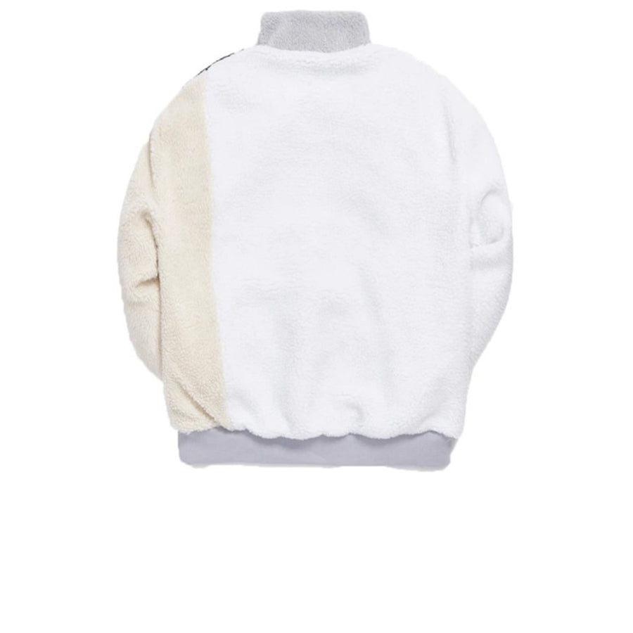 KITH INITIAL K MOCK SHERPA QUARTER-ZIP GREY/MULTI FW19