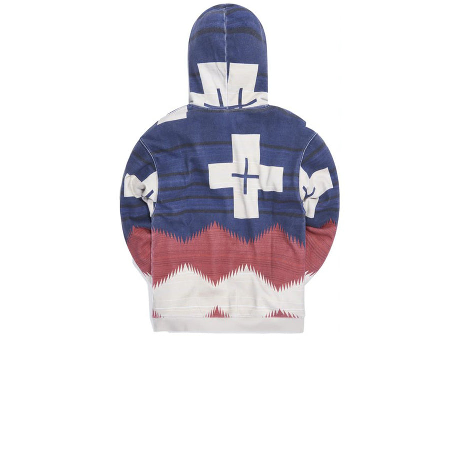 KITH FOR PENDLETON BRAVE STAR WILLIAMS III HOODIE NAVY MULTI FW20