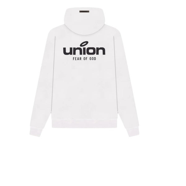 FEAR OF GOD X UNION 30 YEAR VINTAGE HOODIE WHITE FW21