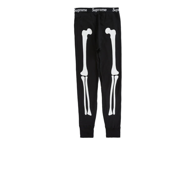 SUPREME HANES BONES THERMAL PANT BLACK (1 PACK)