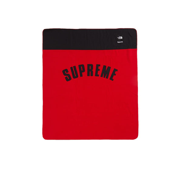 SUPREME X THE NORTH FACE ARC LOGO DENALI FLEECE BLANKET RED SS19