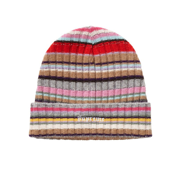 SUPREME CASHMERE BEANIE MULTICOLOR FW19