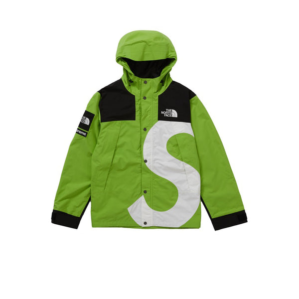 SUPREME X THE NORTH FACE S LOGO MOUNTAIN PARKA LIME FW20