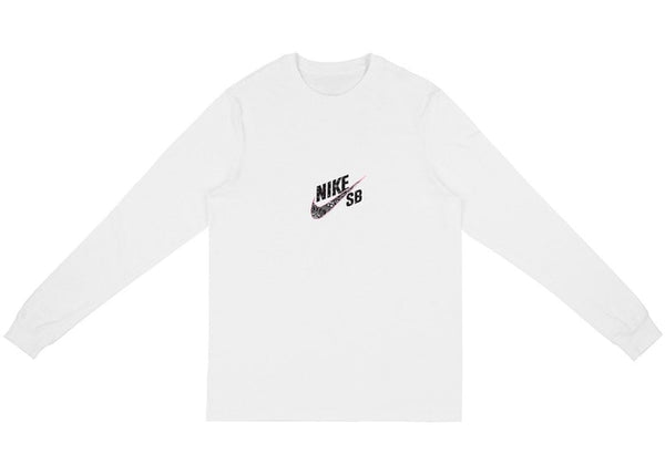 TRAVIS SCOTT CACTUS JACK FOR NIKE SB LONGSLEEVE TEE WHITE