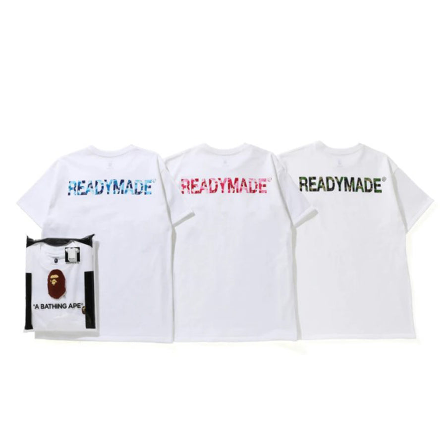 READYMADE X BAPE 3 PACK TEE WHITE