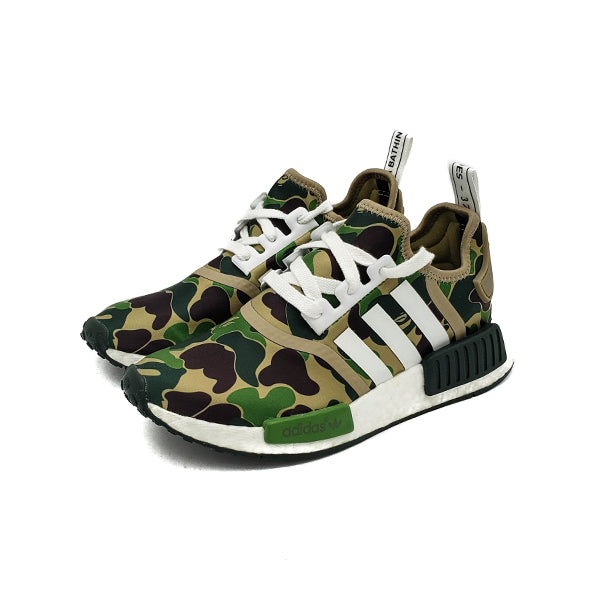 BAPE X ADIDAS NMD R1 GREEN CAMO 2016