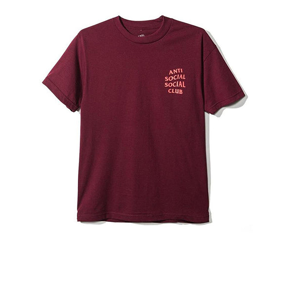 ANTI SOCIAL SOCIAL CLUB LOGO TEE 2 MAROON