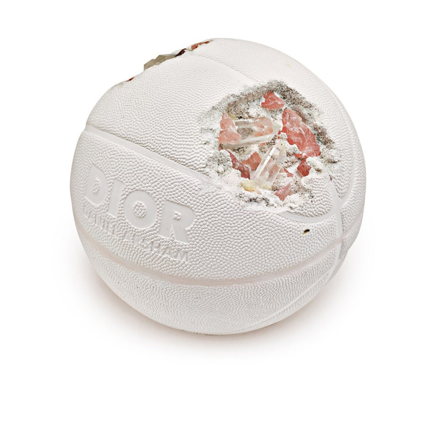 DANIEL ARSHAM X DIOR FUTURE RELIC ERODED BASKETBALL SCULPTURE