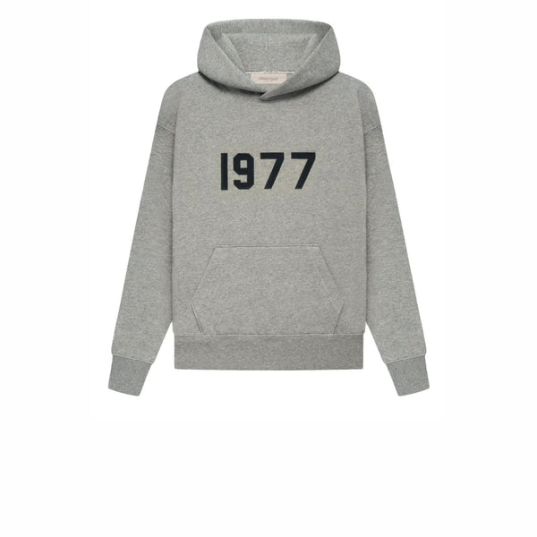 FEAR OF GOD ESSENTIALS KIDS 1977 HOODIE DARK OATMEAL SS22