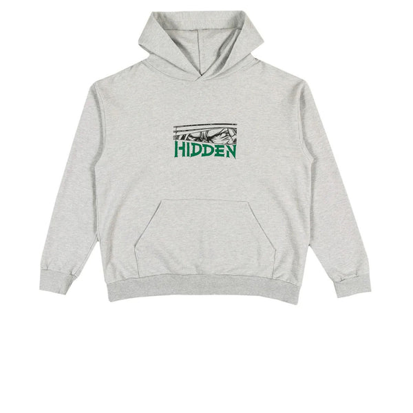 HIDDEN NY BLINDS HOODIE HEATHER GREY FW22