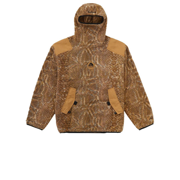 SUPREME X NIKE ACG FLEECE PULLOVER GOLD SNAKESKIN FW22