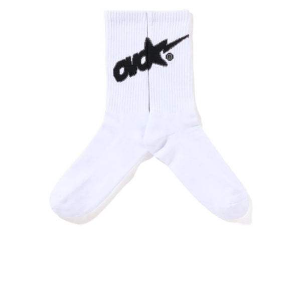 BAPE X OVO SOCKS WHITE FW22