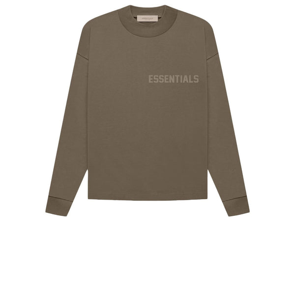 FEAR OF GOD ESSENTIALS L/S TEE WOOD FW22