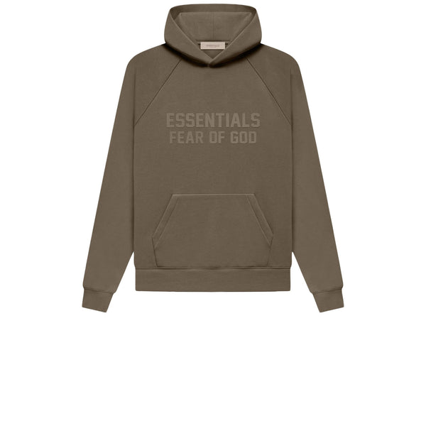 FEAR OF GOD ESSENTIALS HOODIE WOOD FW22