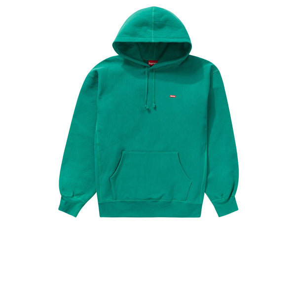 SUPREME SMALL BOX HOODED SWEATSHIRT DARK AQUA FW22