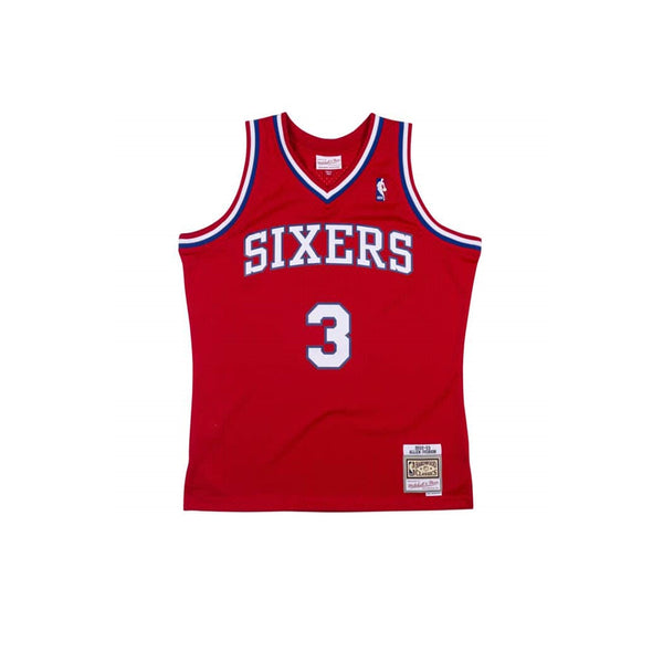 MITCHELL & NESS NBA HARDWOOD CLASSIC SWINGMAN PHILADELPHIA 76ERS ALLEN IVERSON 2002-03 JERSEY