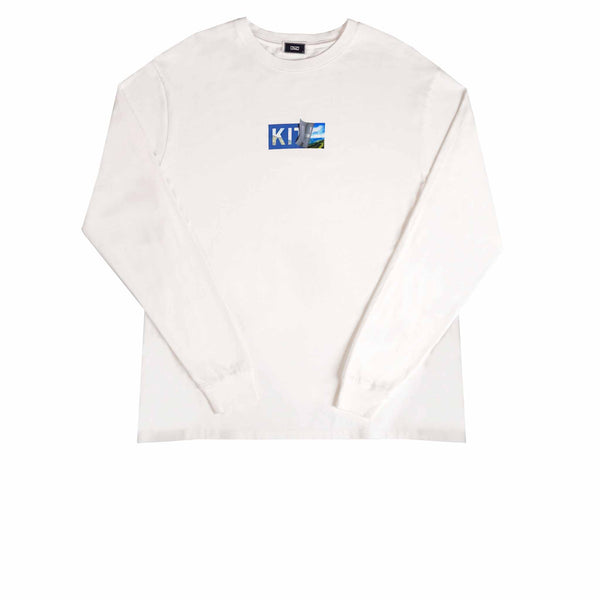 KITH FLAG LONG SLEEVES TEE WHITE