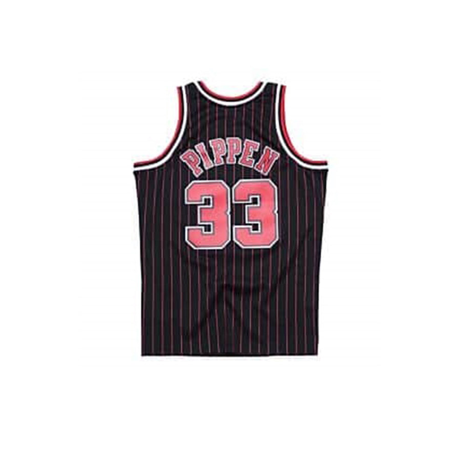 MITCHELL & NESS NBA HARDWOOD CLASSIC SWINGMAN CHICAGO BULLS SCOTTIE PIPPEN ALTERNATE 1995-96 JERSEY BLACK