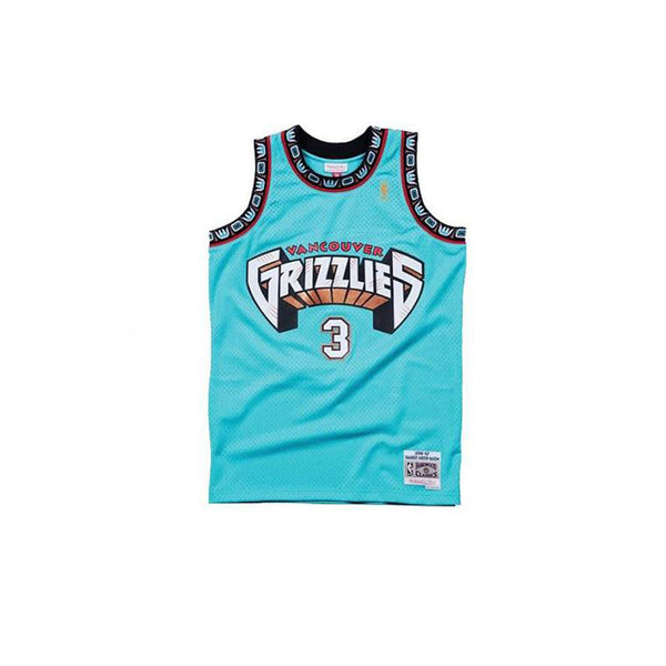 MITCHELL & NESS NBA HARDWOOD CLASSIC SWINGMAN VANCOUVER GRIZZLIES SHAREEF ABDUR-RAHIM ROAD 1996-97 JERSEY GREEN