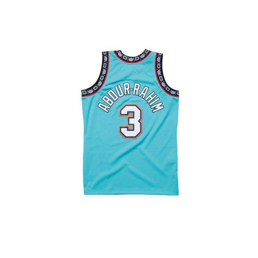 MITCHELL & NESS NBA HARDWOOD CLASSIC SWINGMAN VANCOUVER GRIZZLIES SHAREEF ABDUR-RAHIM ROAD 1996-97 JERSEY GREEN