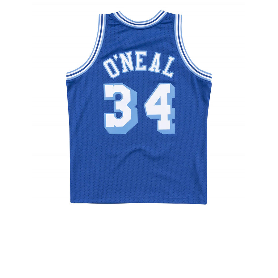 MITCHELL & NESS NBA HARDWOOD CLASSIC SWINGMAN LOS ANGELES LAKERS SHAQUILLE O'NEAL ALTERNATE 1996-97 JERSEY ROYAL