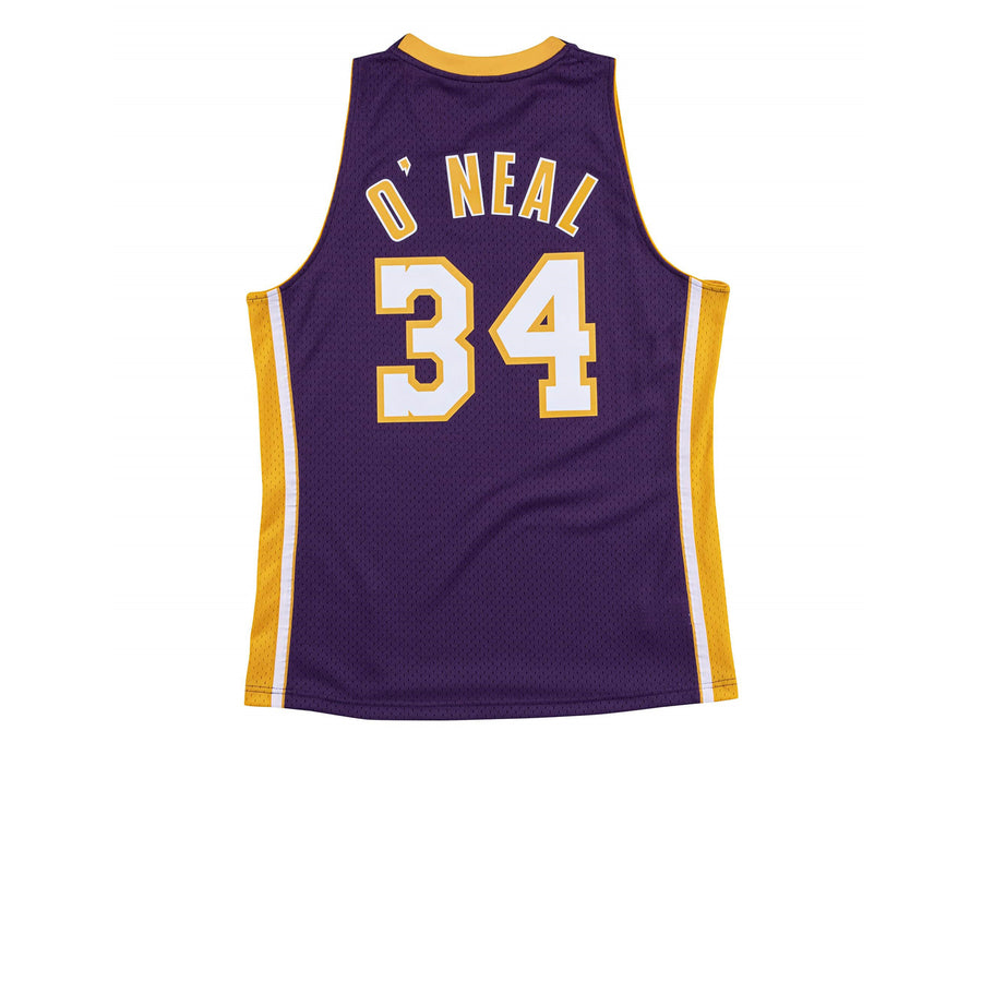 MITCHELL & NESS NBA HARDWOOD CLASSIC SWINGMAN LOS ANGELES LAKERS SHAQUILLE O'NEAL 1999-00 JERSEY PURPLE