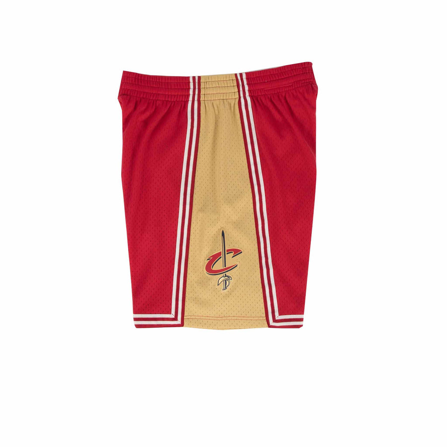 MITCHELL & NESS NBA HARDWOOD CLASSIC SWINGMAN CLEVELAND CAVALIERS ROAD 2003-04 SHORTS RED