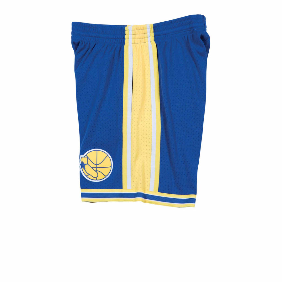 MITCHELL & NESS NBA HARDWOOD CLASSIC SWINGMAN GOLDEN STATE WARRIORS ROAD 1995-96 SHORTS ROYAL