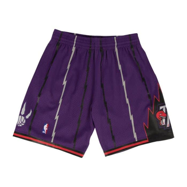 MITCHELL & NESS NBA HARDWOOD CLASSIC SWINGMAN TORONTO RAPTORS 1998-99 SHORTS PURPLE