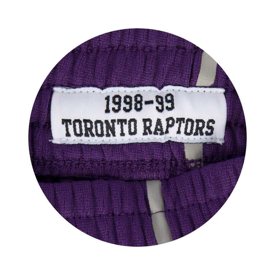 MITCHELL & NESS NBA HARDWOOD CLASSIC SWINGMAN TORONTO RAPTORS 1998-99 SHORTS PURPLE