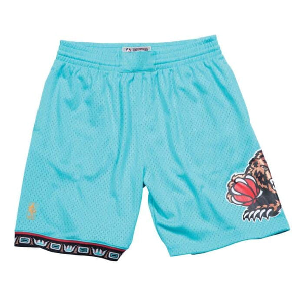 MITCHELL & NESS NBA HARDWOOD CLASSIC SWINGMAN VANCOUVER GRIZZLIES 1995-96 SHORTS GREEN