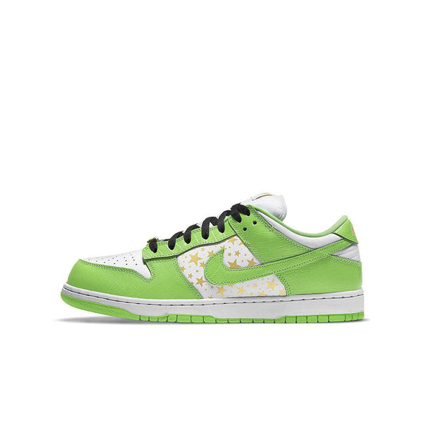 SUPREME X NIKE SB DUNK LOW STARS MEAN GREEN 2021