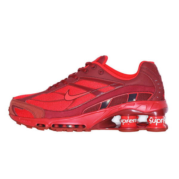 SUPREME X NIKE SHOX RIDE 2 SPEED RED 2022