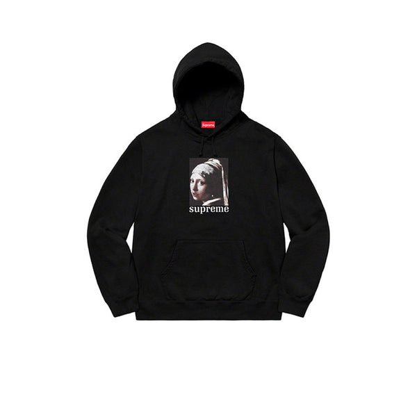 SUPREME PEARL HOODED SWEATSHIRT BLACK FW20