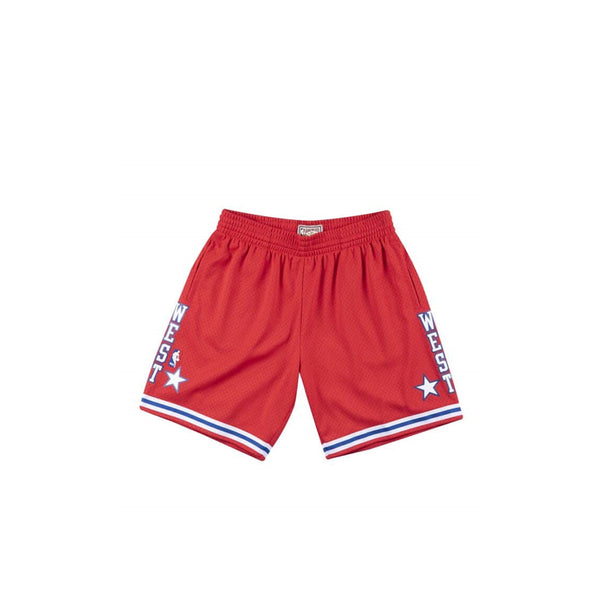 MITCHELL & NESS NBA HARDWOOD CLASSIC SWINGMAN ALL-STAR WEST 1988 SHORTS RED